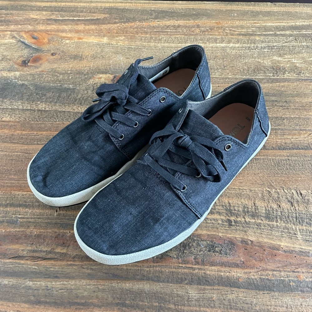 Toms Men’s Dark Gray Slip-On or Lace-Up Shoes